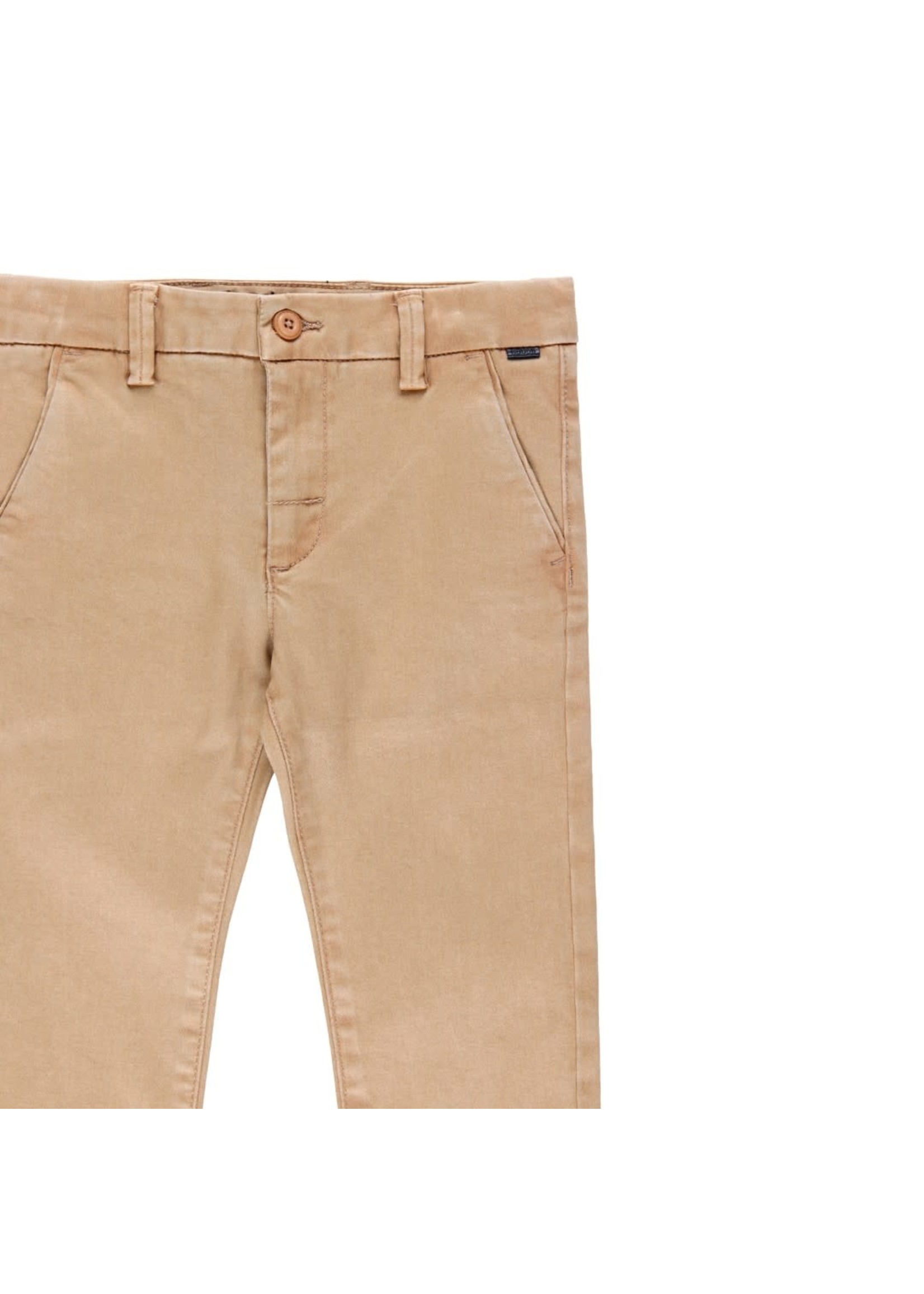 Boboli Boboli Stretch satin trousers for boy beig 733306