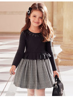 Abel & Lula Abel & Luna Plaid dress Black - 20 05572