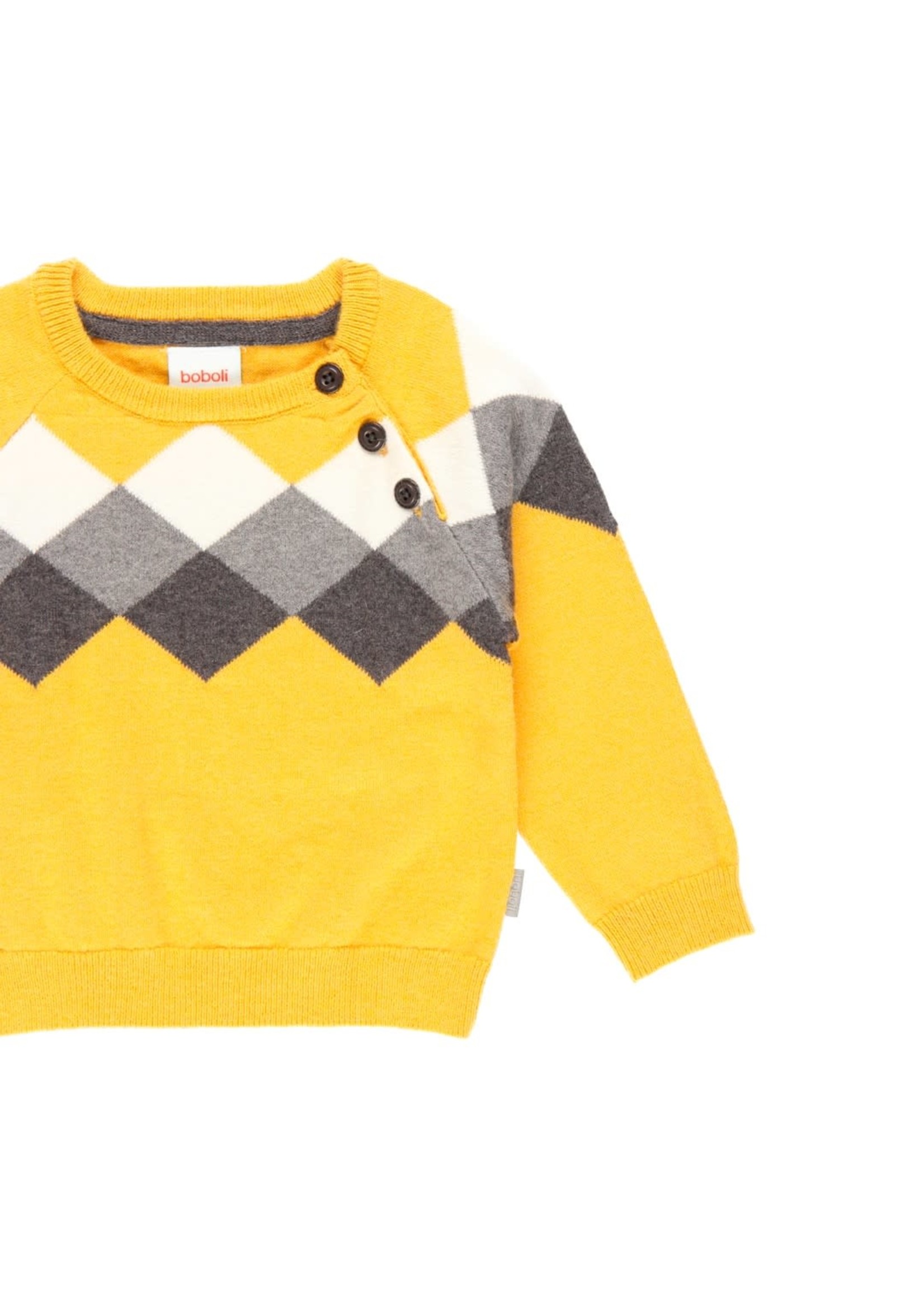 Boboli Knitwear pullover for baby boy ocher 713113