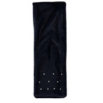 Le Chic Le Chic bontsjaal donkerblauw met parels