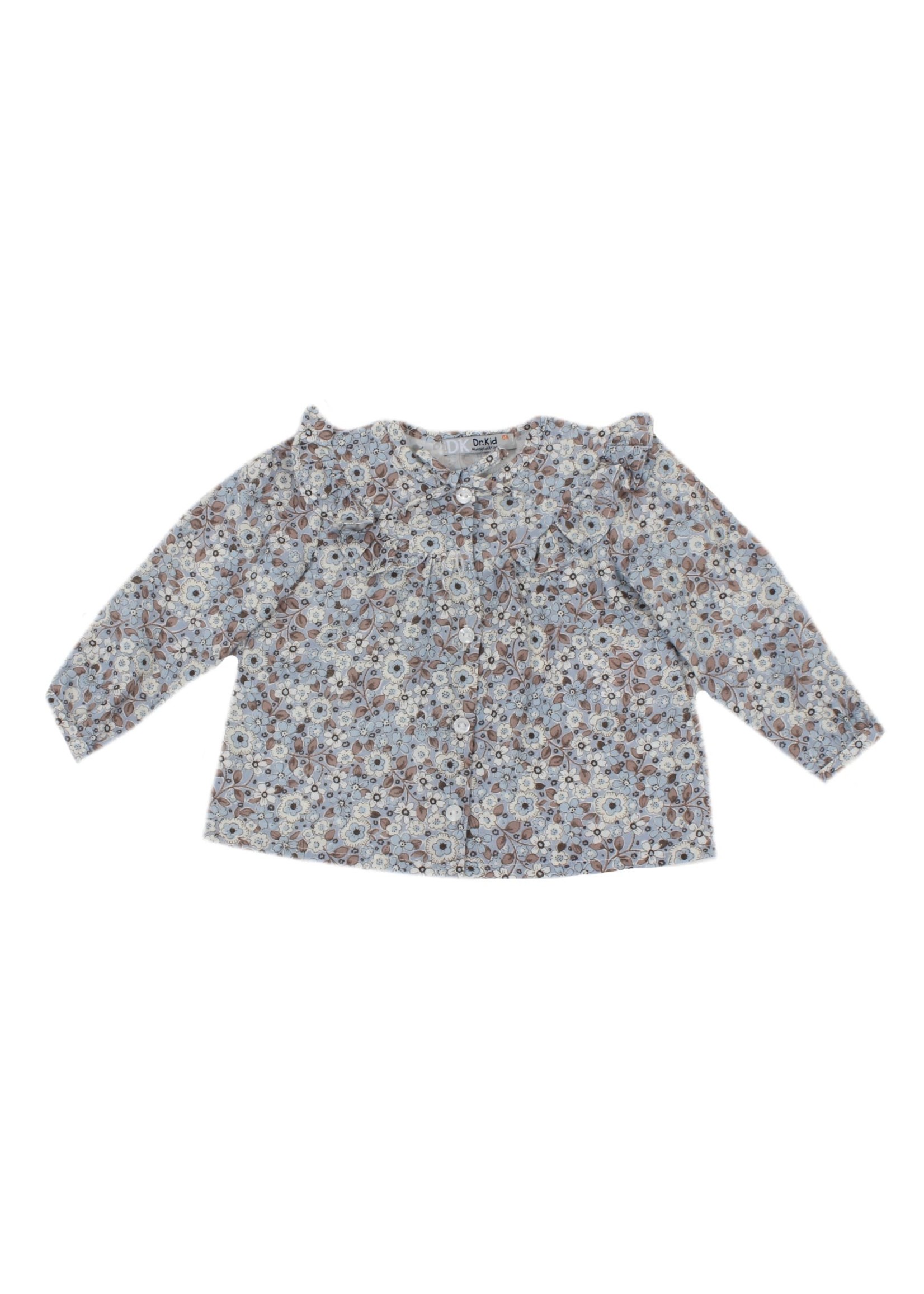 Dr Kid Baby Girl Blouse 108-Azul Medio-DK364