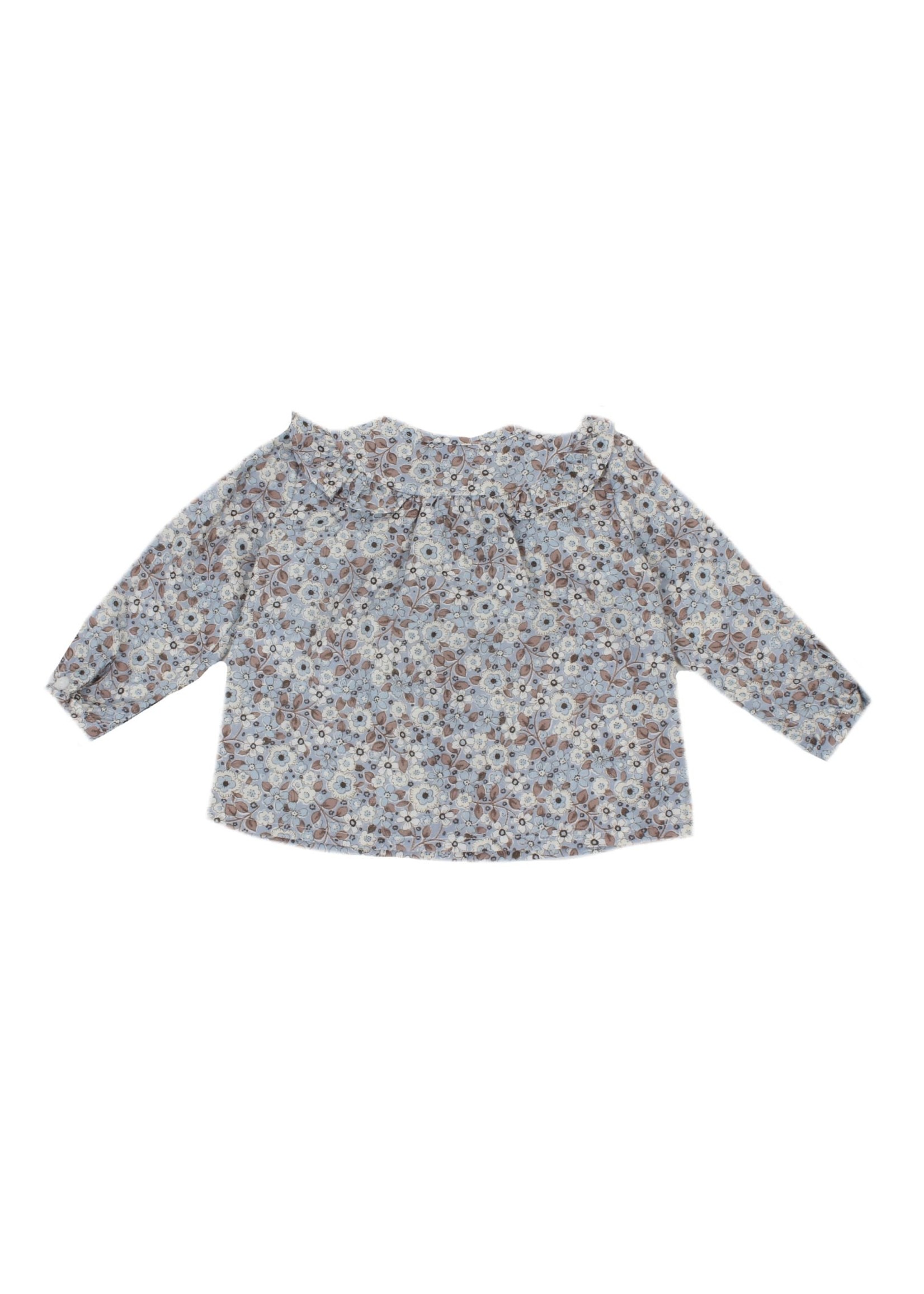 Dr Kid Baby Girl Blouse 108-Azul Medio-DK364