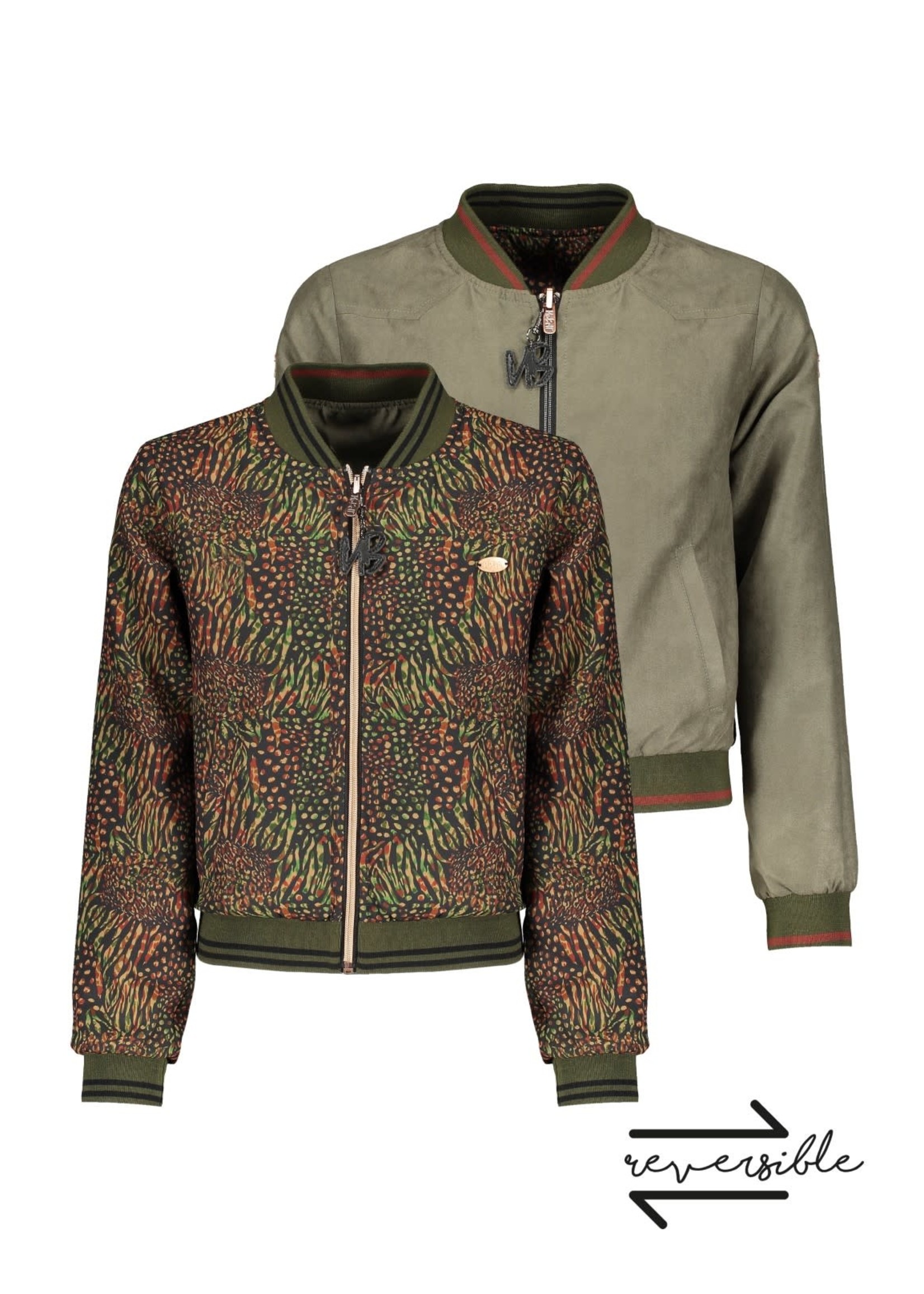 Nobell Nobell Doys reversible bomber Q108-3302 Army Green