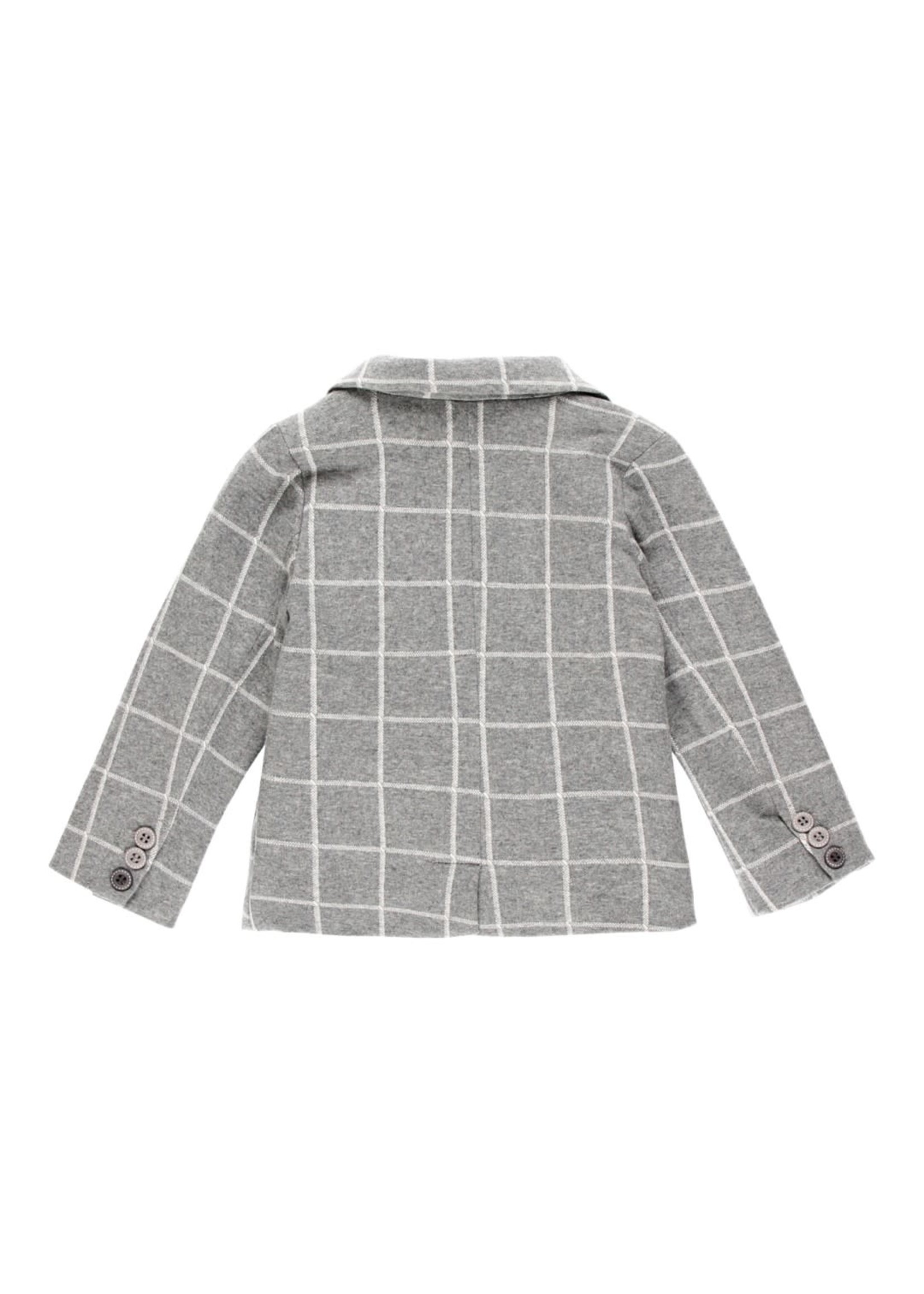 Boboli Knit blazer check for baby boy checks 713045