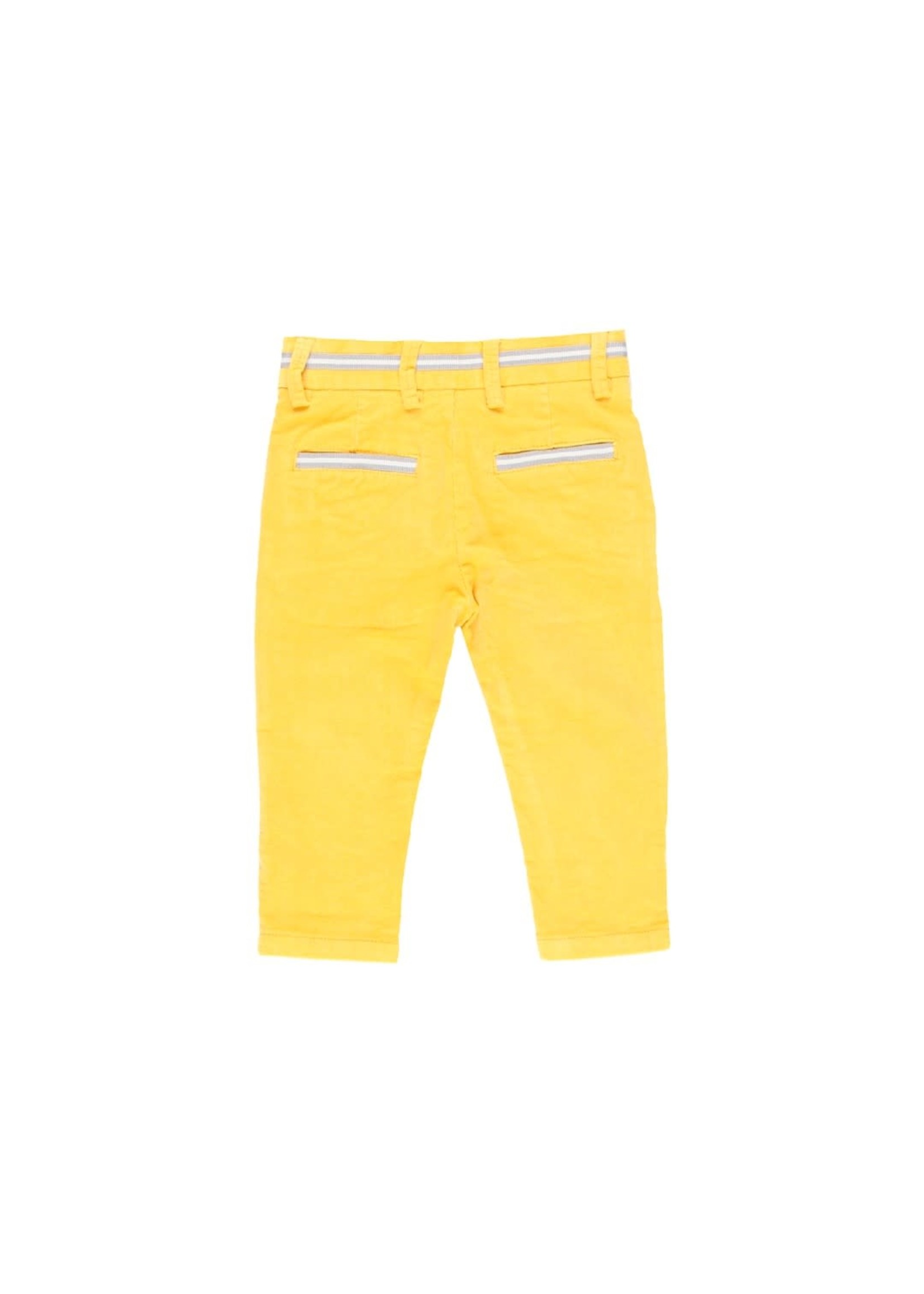 Boboli Microcorduroy trousers for baby boy ocher 713012