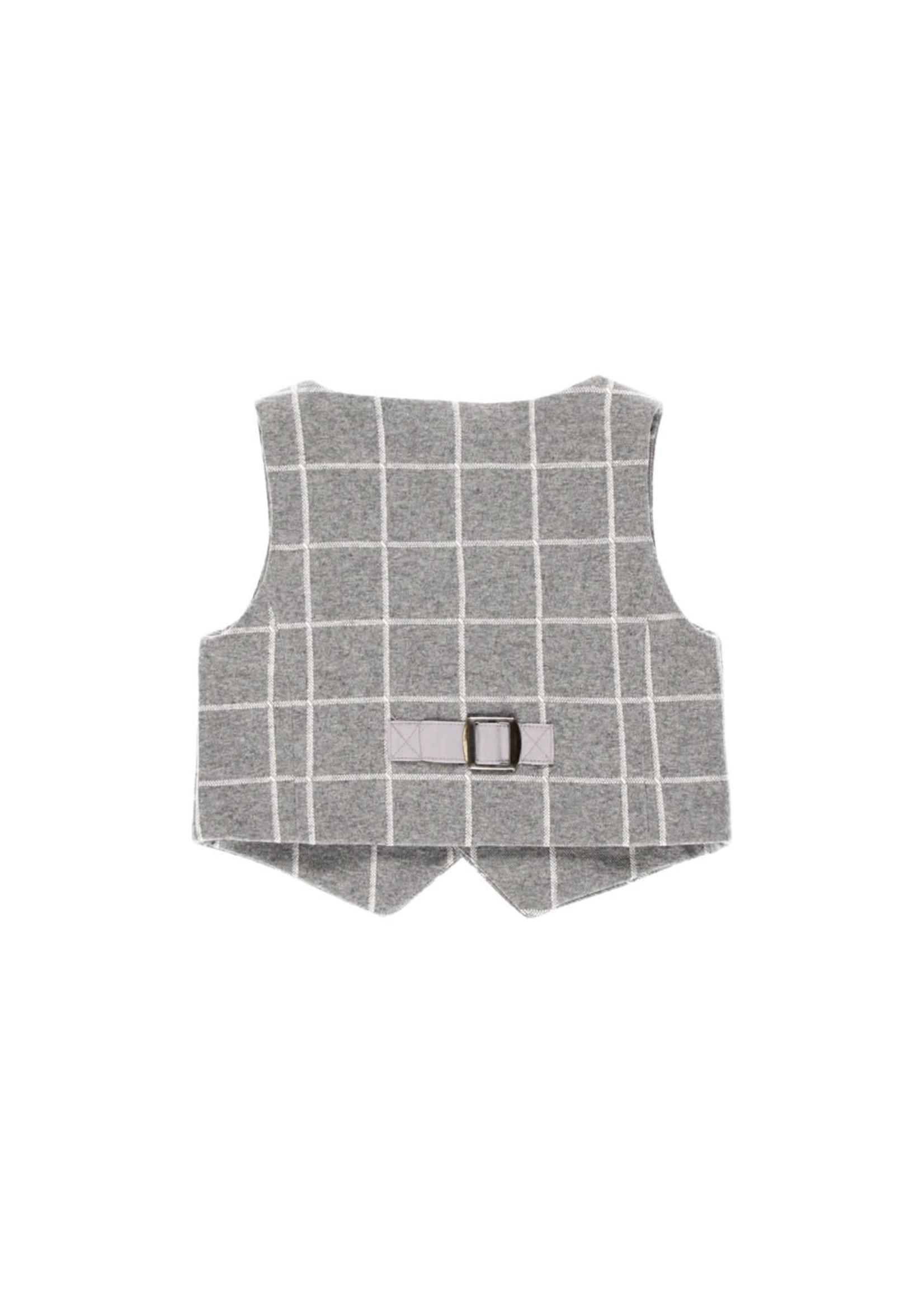 Boboli Vest check for baby boy checks 713023