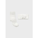 Mayoral Mayoral Tights with headband White - 21 09414