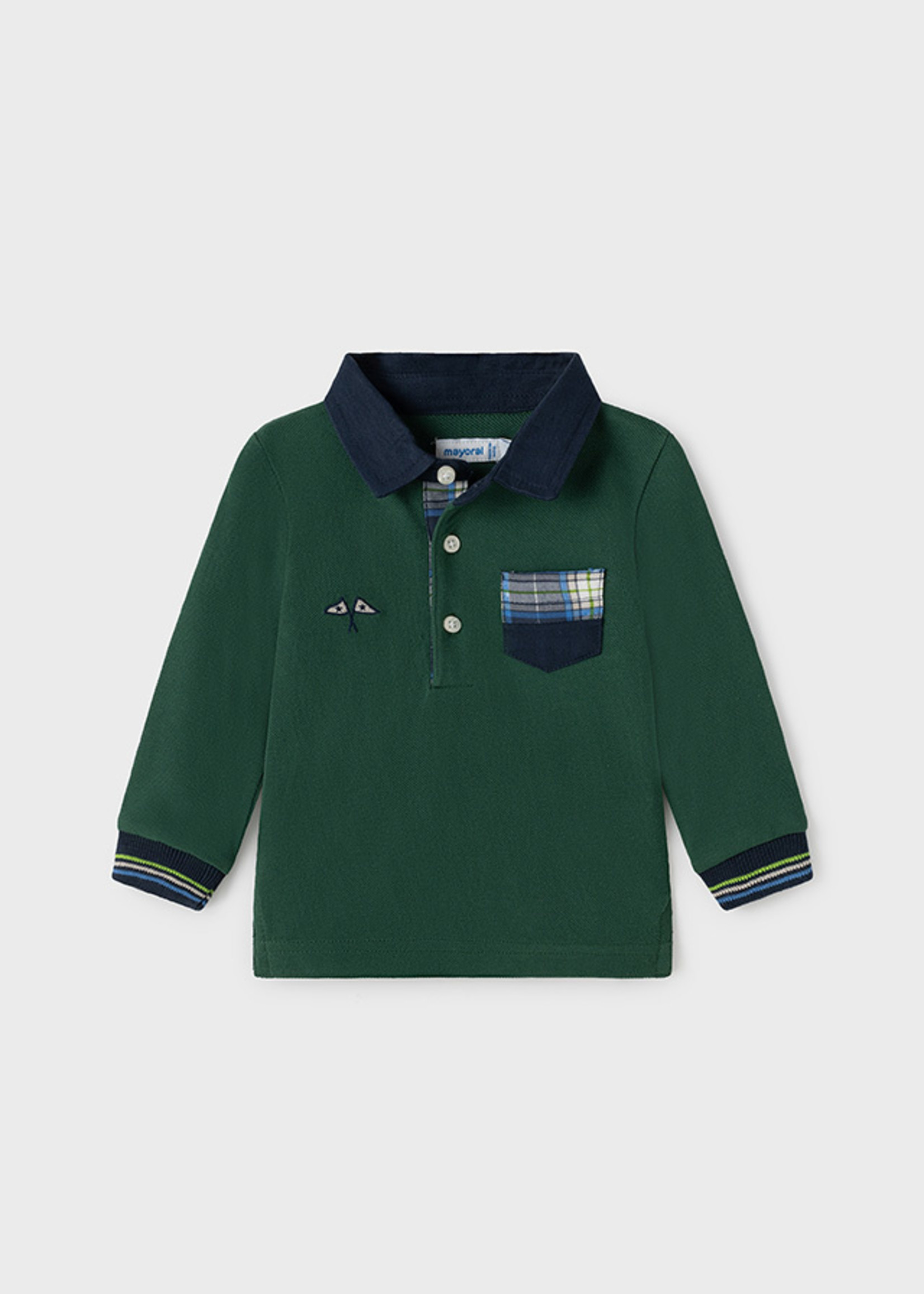 Mayoral Mayoral L/s Polo Pine - 21 02139