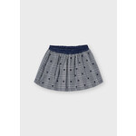 Mayoral Mayoral glitter dotted skirt Navy - 21 04903