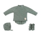 Mac Ilusion Mac Ilusion Traje 4P Corto "POMPOM & SQUARES" Bambu