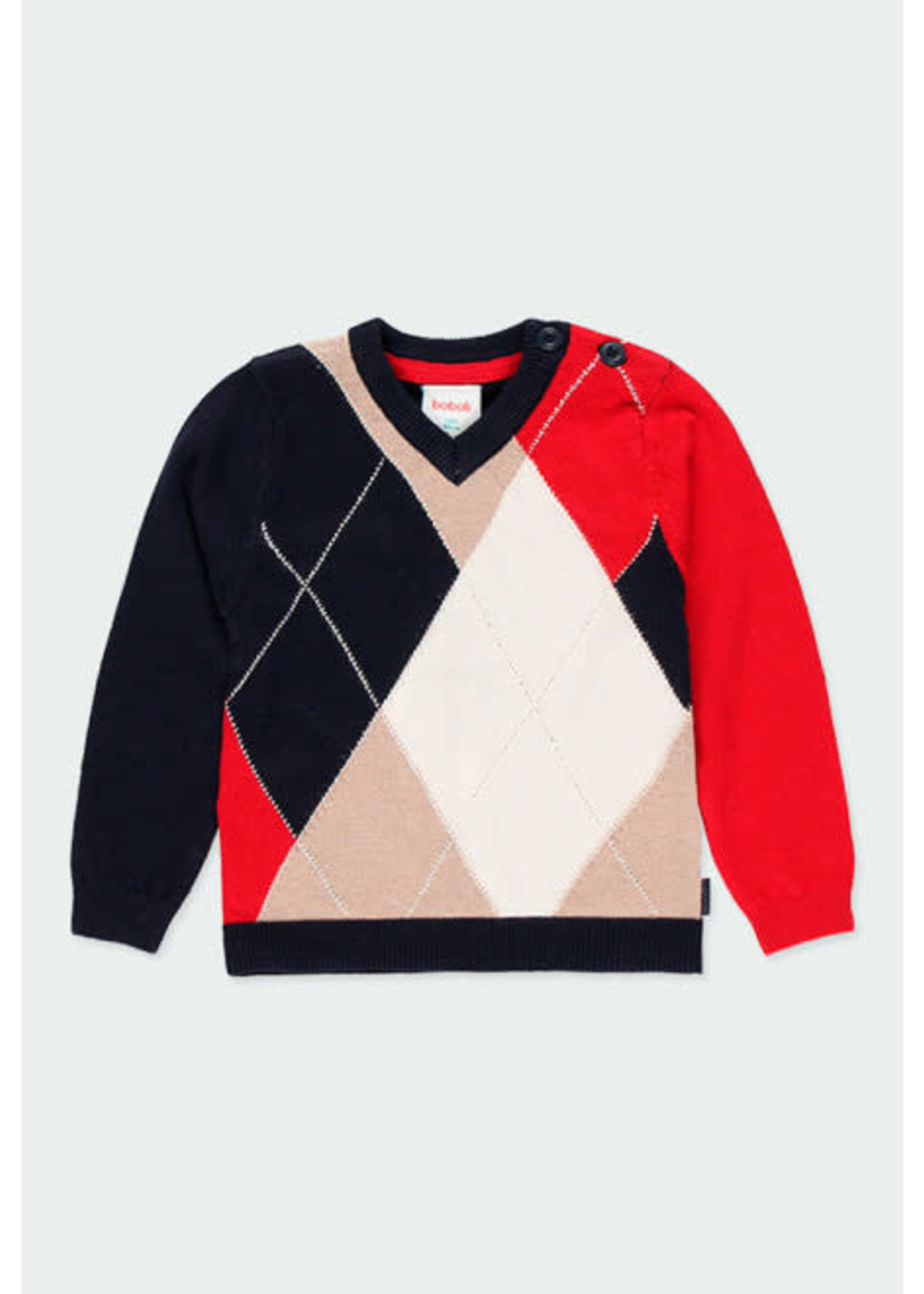 Boboli Boboli Knitwear pullover diamonds for baby boy