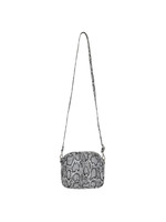 Tasje slang print grijs