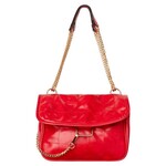 tas rood met ketting