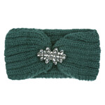 Haarband groen met glitter