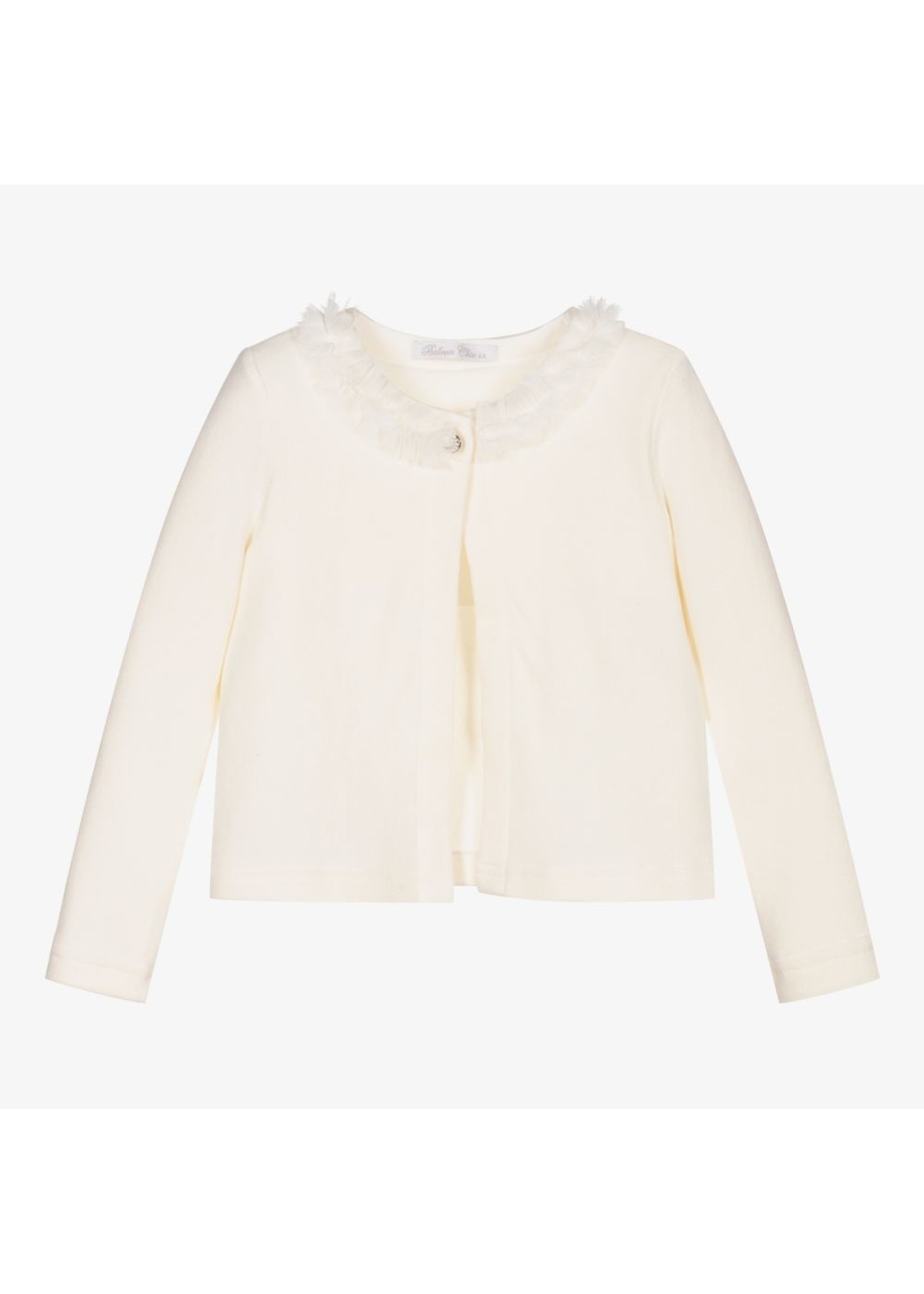 Balloon Chic Balloon Chic  KNITTED JACKET  off white
