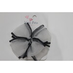 Meia Pata Meia Pata Organza Hair Bow 14 Navy Blue