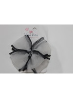 Meia Pata Meia Pata Organza Hair Bow 14 Navy Blue