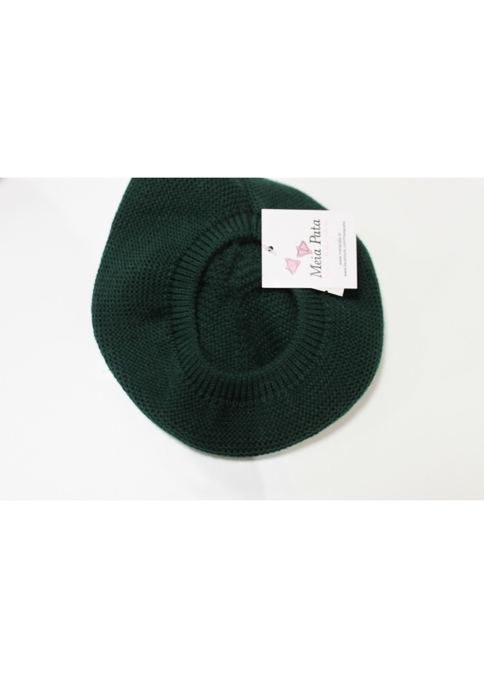 Meia Pata Meia Pata Beret With Natural Sintetic Fur 60 Green Macon