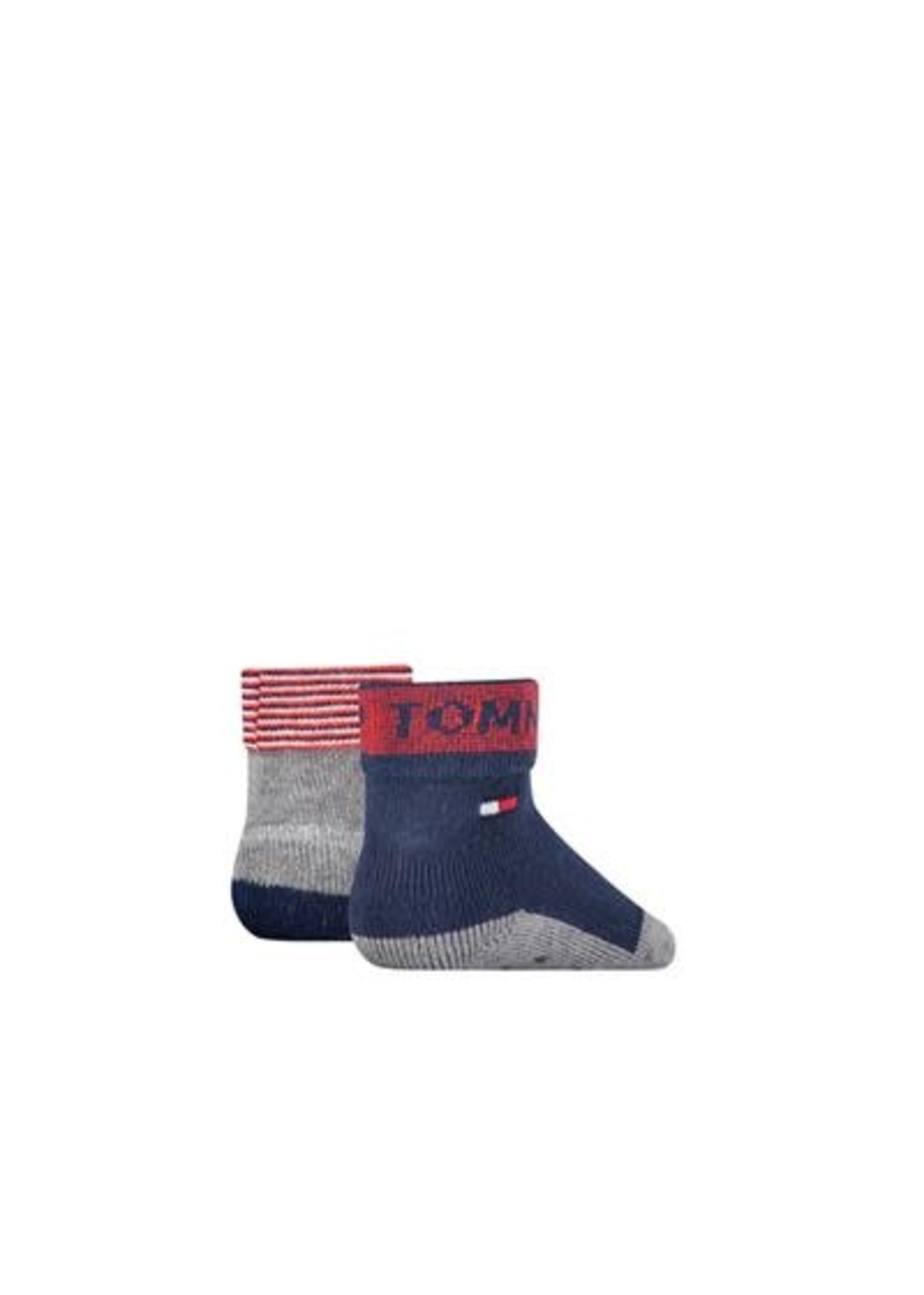 Tommy Hilfiger Tommy Hilfiger 2 paar  sokjes blauw /grijs