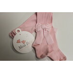 Meia Pata Meia Pata Tights Velvet Chanel Bow 15 Baby Pink