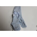 Meia Pata Meia Pata Tights With Satin Bow Side 11 Baby Blue