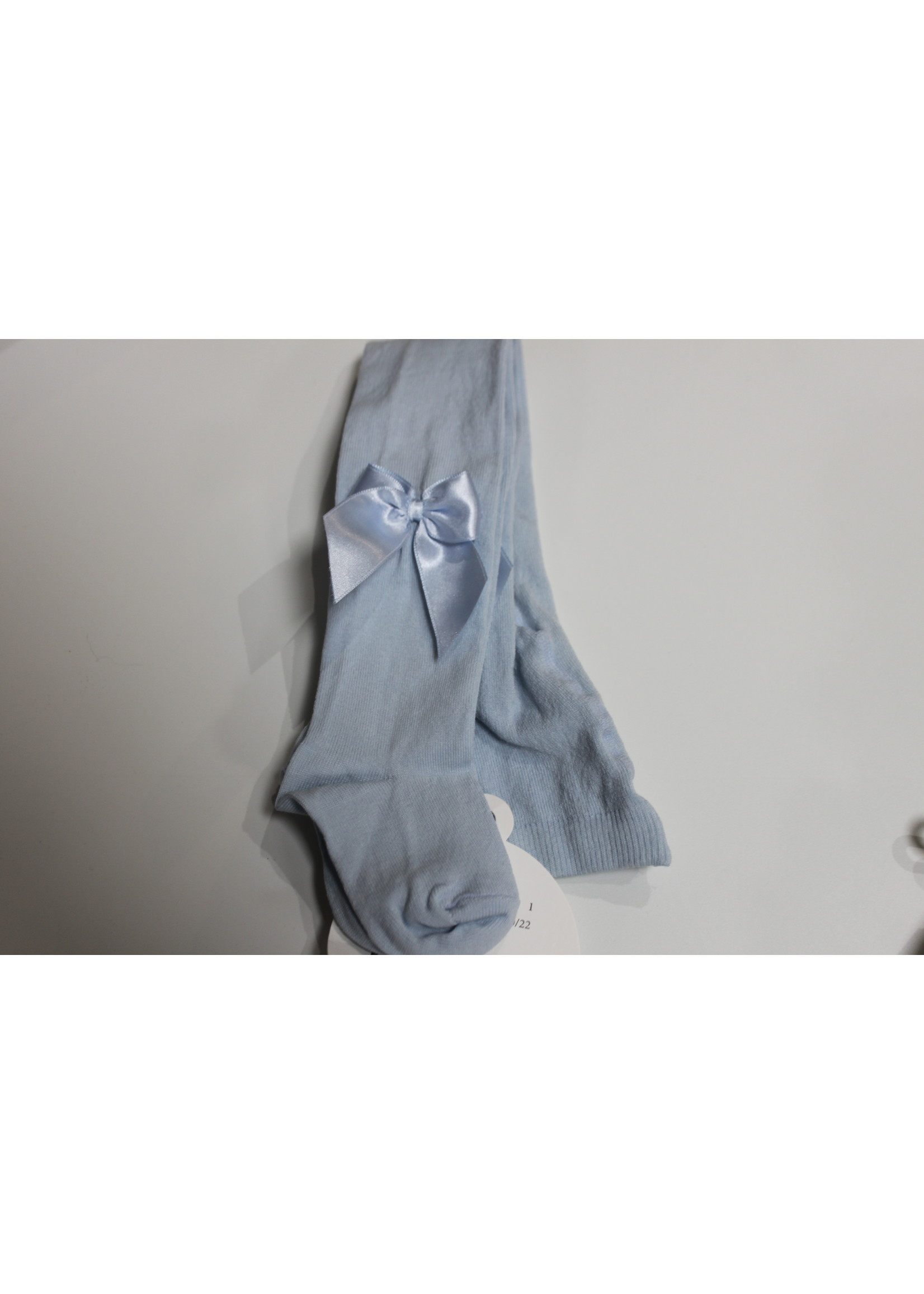 Meia Pata Meia Pata Tights With Satin Bow Side 11 Baby Blue