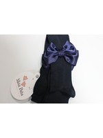 Meia Pata Meia Pata Tights With Double Satin Bow 14 Navy Blue