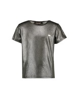 Le Chic Le Chic NOMA glitter jersey top C112-5409 Lush Bean