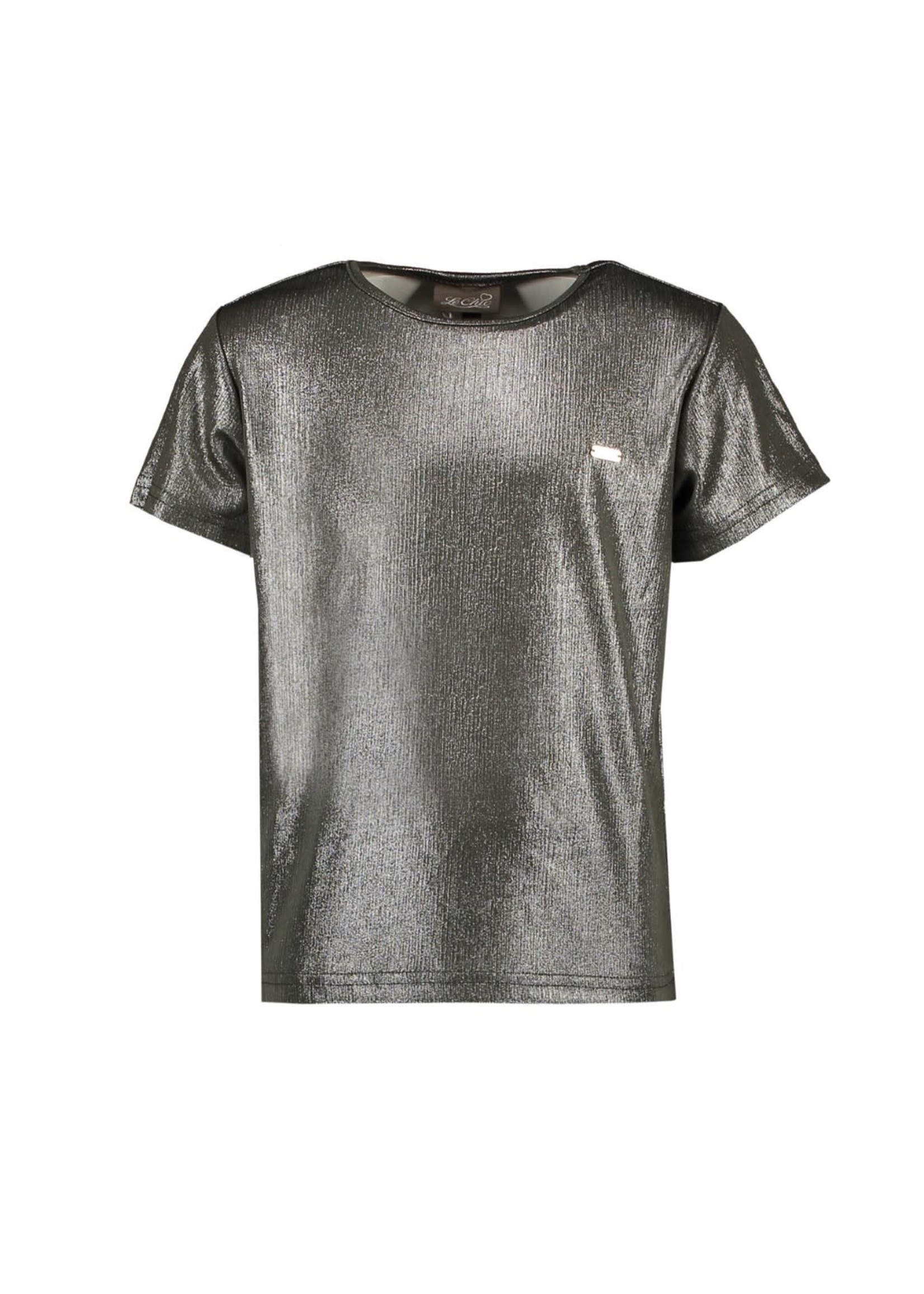 Le Chic Le Chic NOMA glitter jersey top C112-5409 Lush Bean