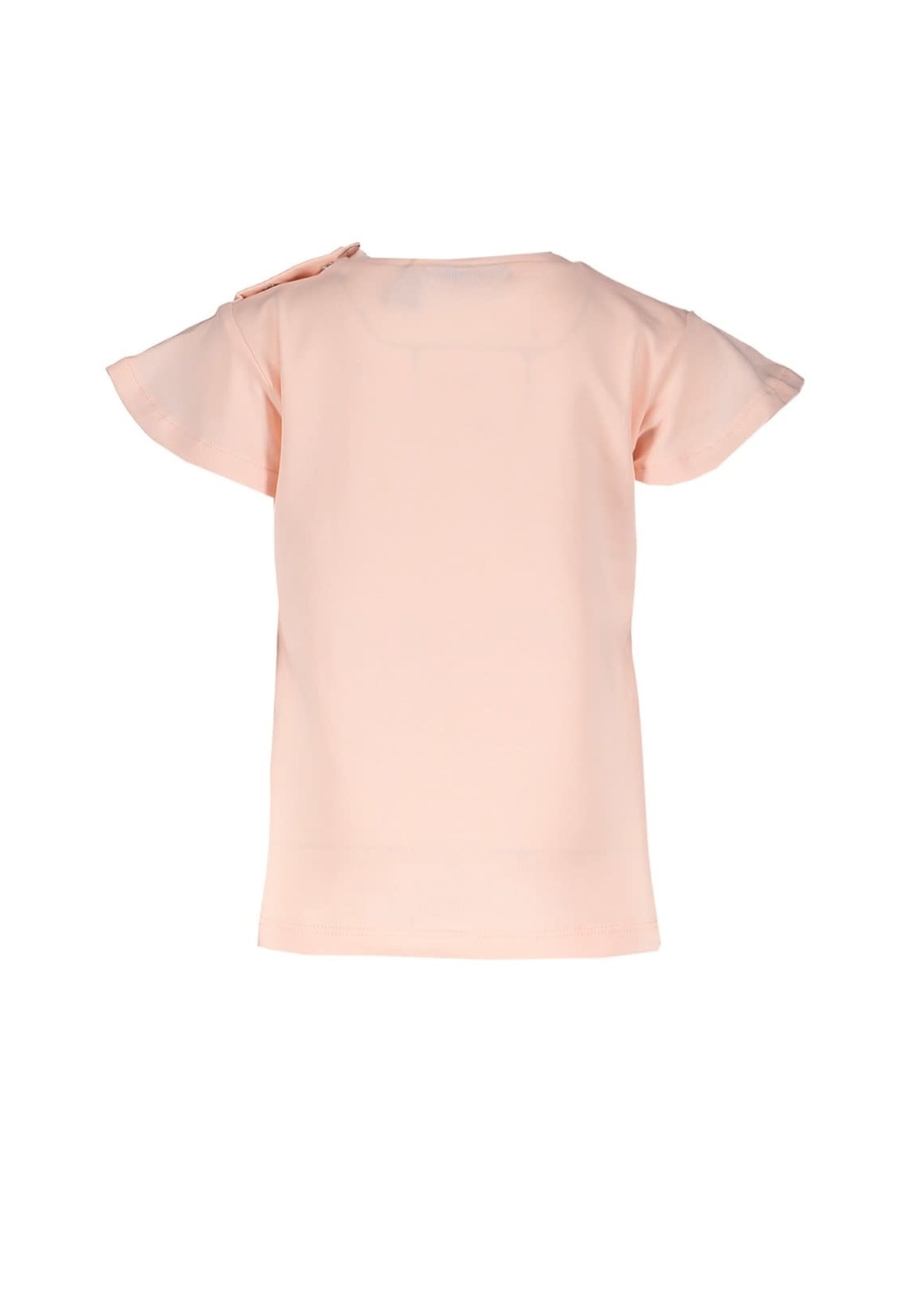 Le Chic Le Chic NOVIA daisy embroidery T-shirt C112-7427 Pink Lemonade