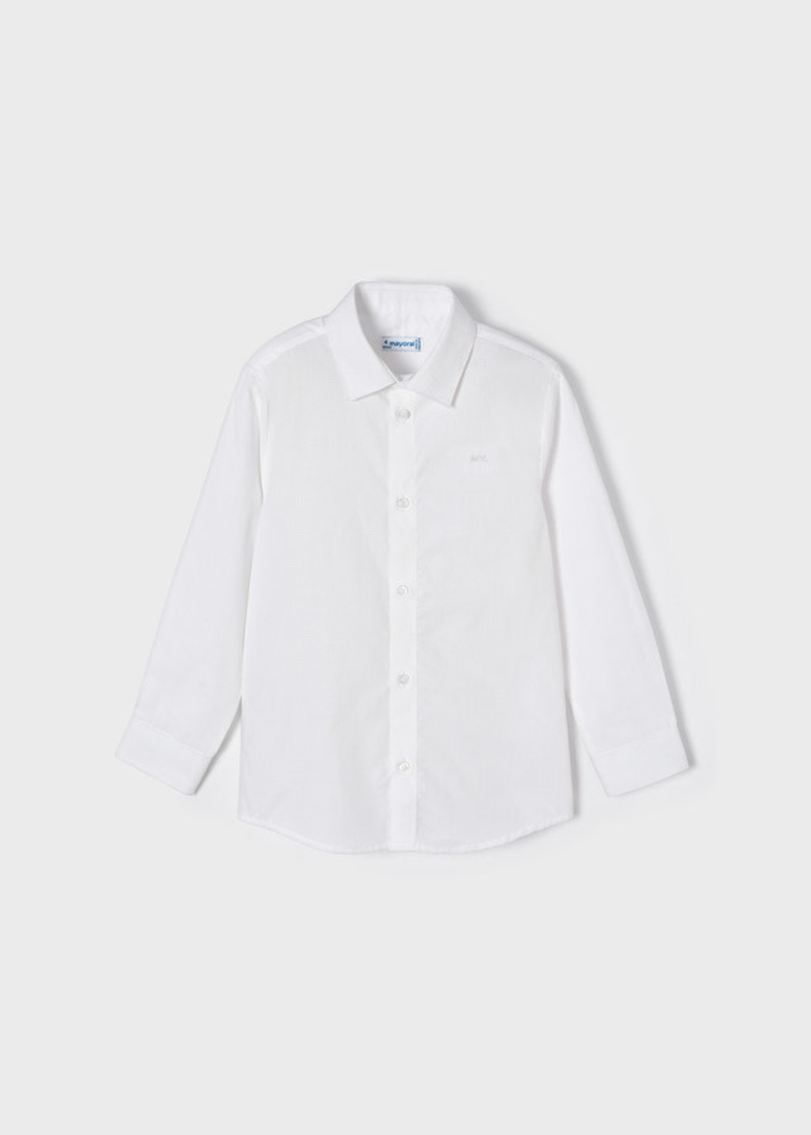 Mayoral Mayoral Basic l/s shirt White - 22 00140