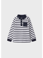 Mayoral Mayoral L/s stripes polo Navy - 22 03112