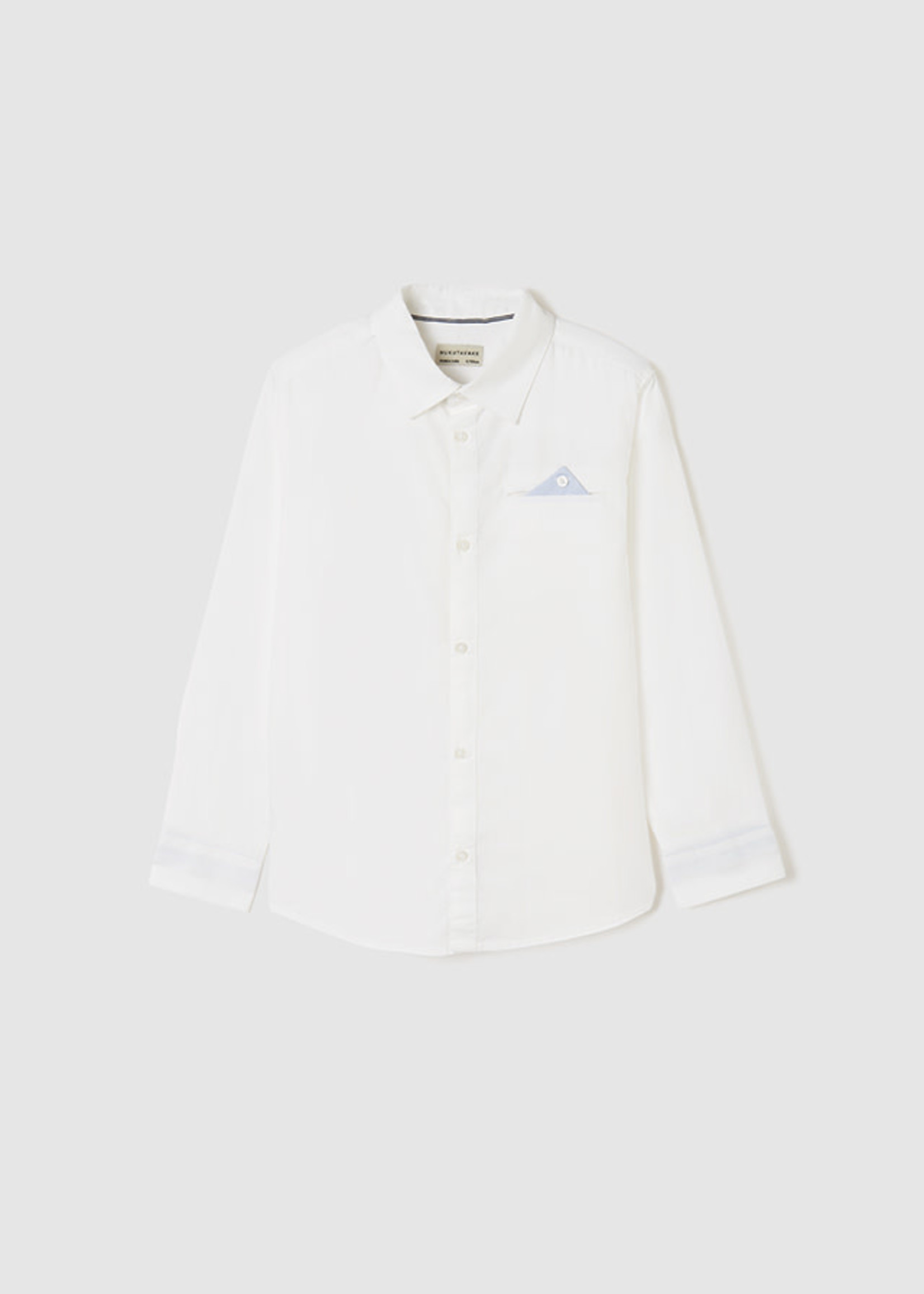 Mayoral Mayoral L/s shirt White - 22 06115