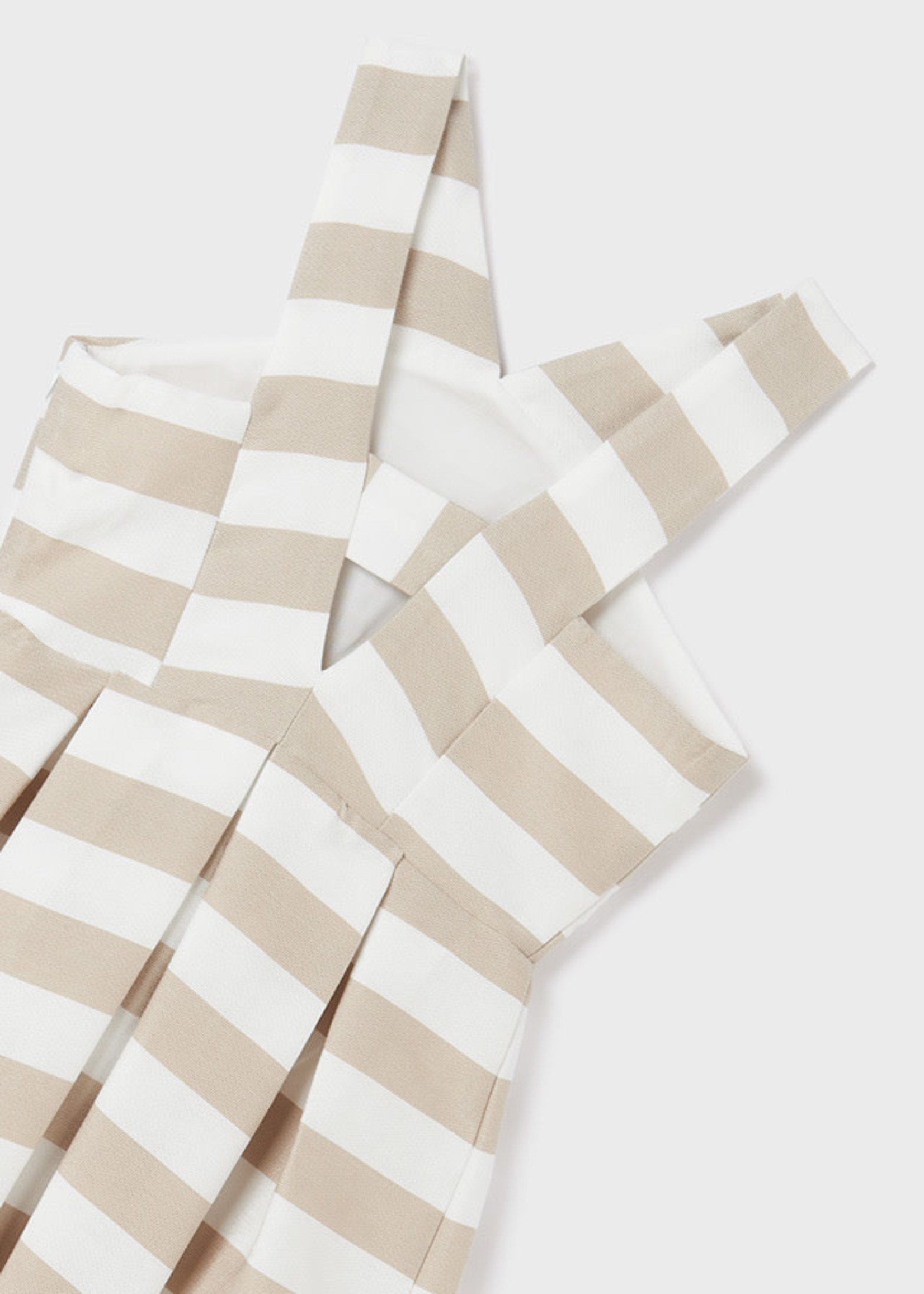 Mayoral Mayoral Striped ottoman dress Ocher - 22 06957