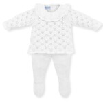 Mac Ilusion Mac Ilusion Traje 2 Piezas LIBERTY LIPARI Algodón Blanco