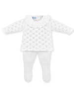 Mac Ilusion Mac Ilusion Traje 2 Piezas LIBERTY LIPARI Algodón Blanco