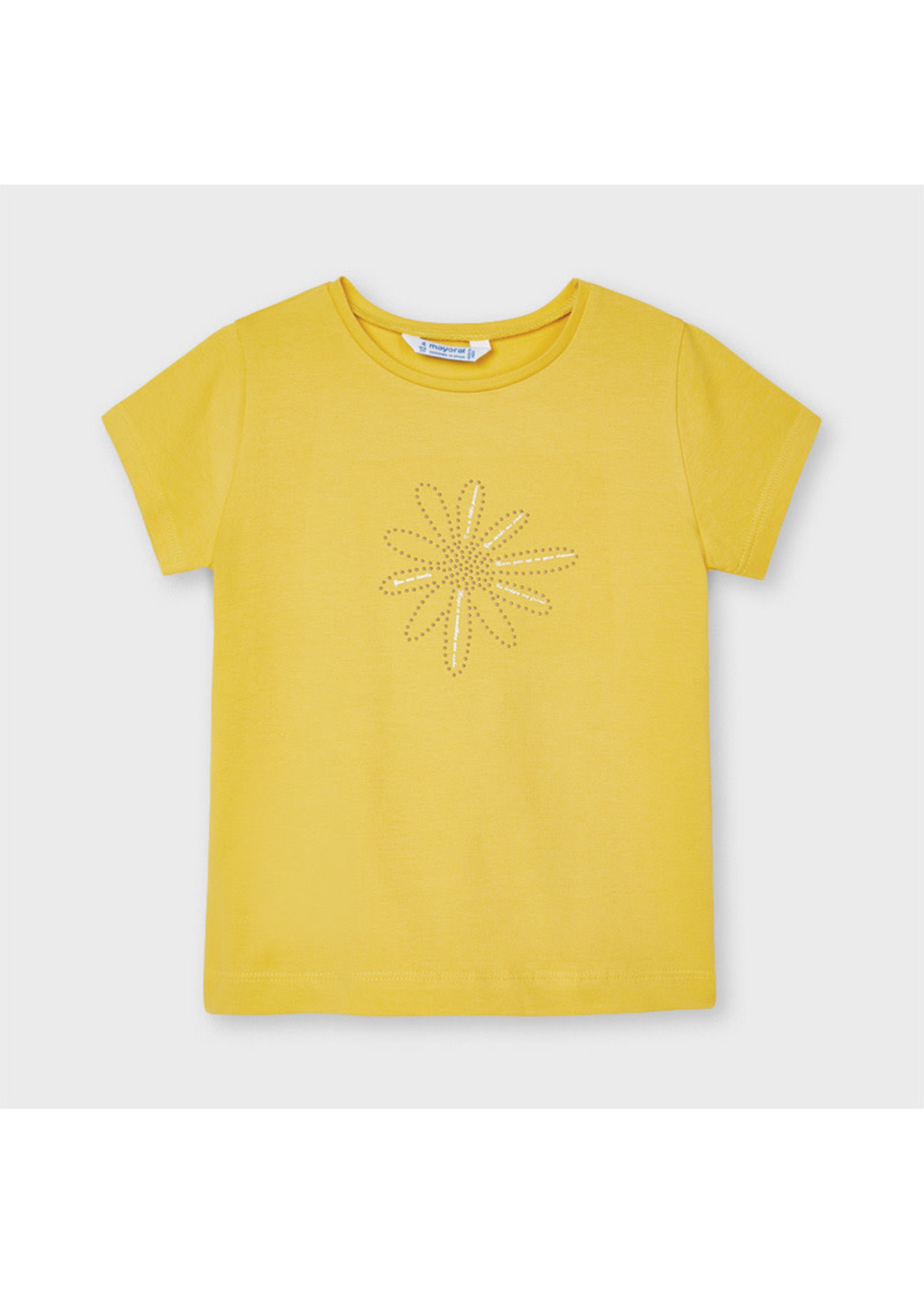 Mayoral Mayoral Basic s/s t-shirt Mustard - 21 00174