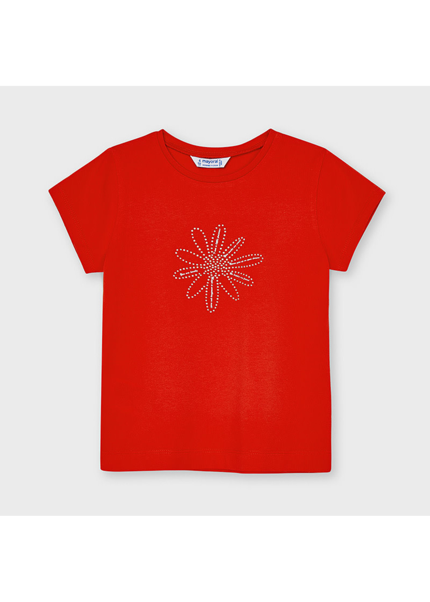 Mayoral Mayoral Basic s/s t-shirt Persimmon - 21 00174
