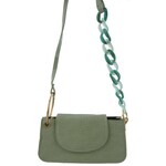 Tasje mint groen met hengsel