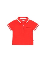 Boboli Pique polo short sleeves for baby boy red 714170