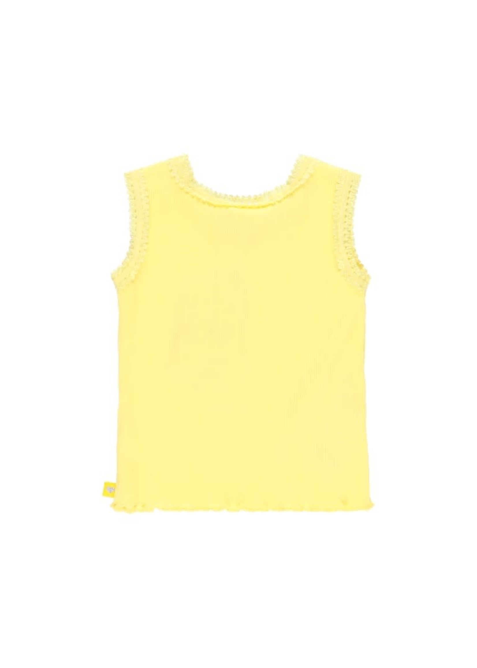 Boboli Knit t-Shirt suspenders for girl citronelle 724418