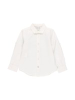 Boboli Boboli Linen shirt long sleeves for boy WHITE 734037