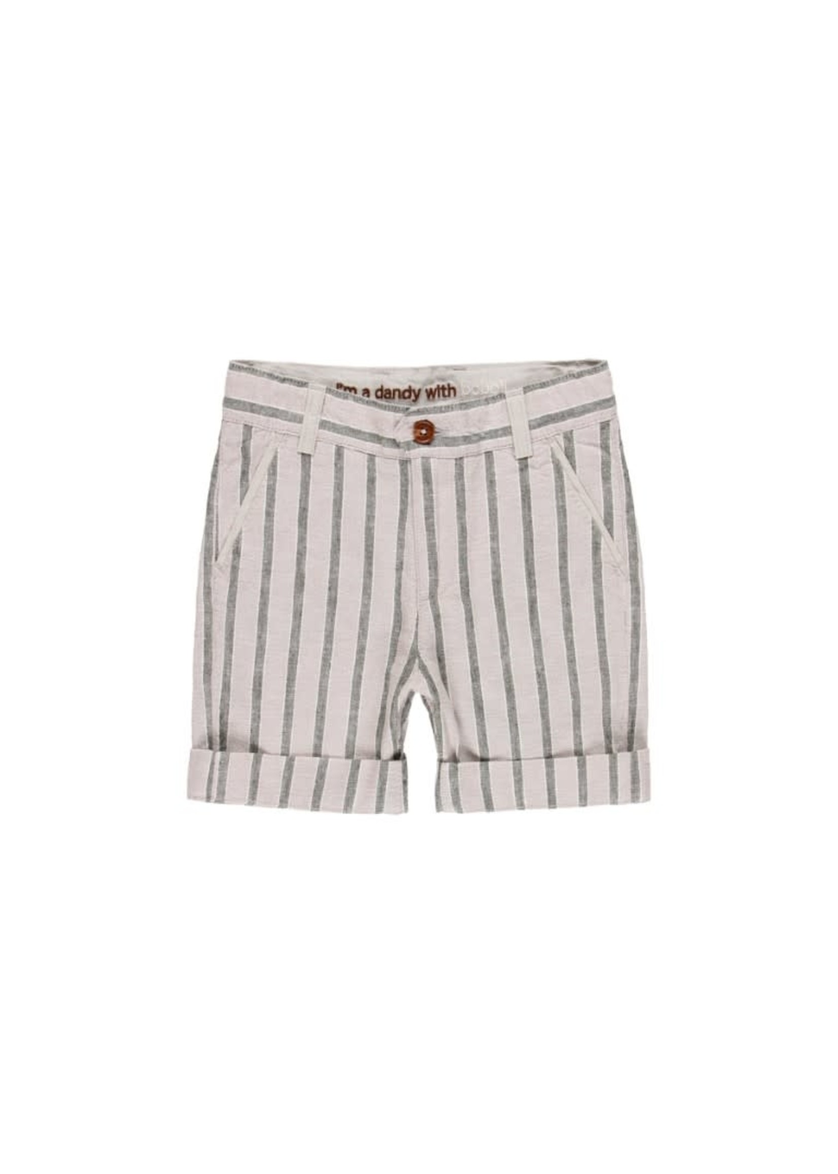 Boboli Linen bermuda shorts striped for boy stripes 734105