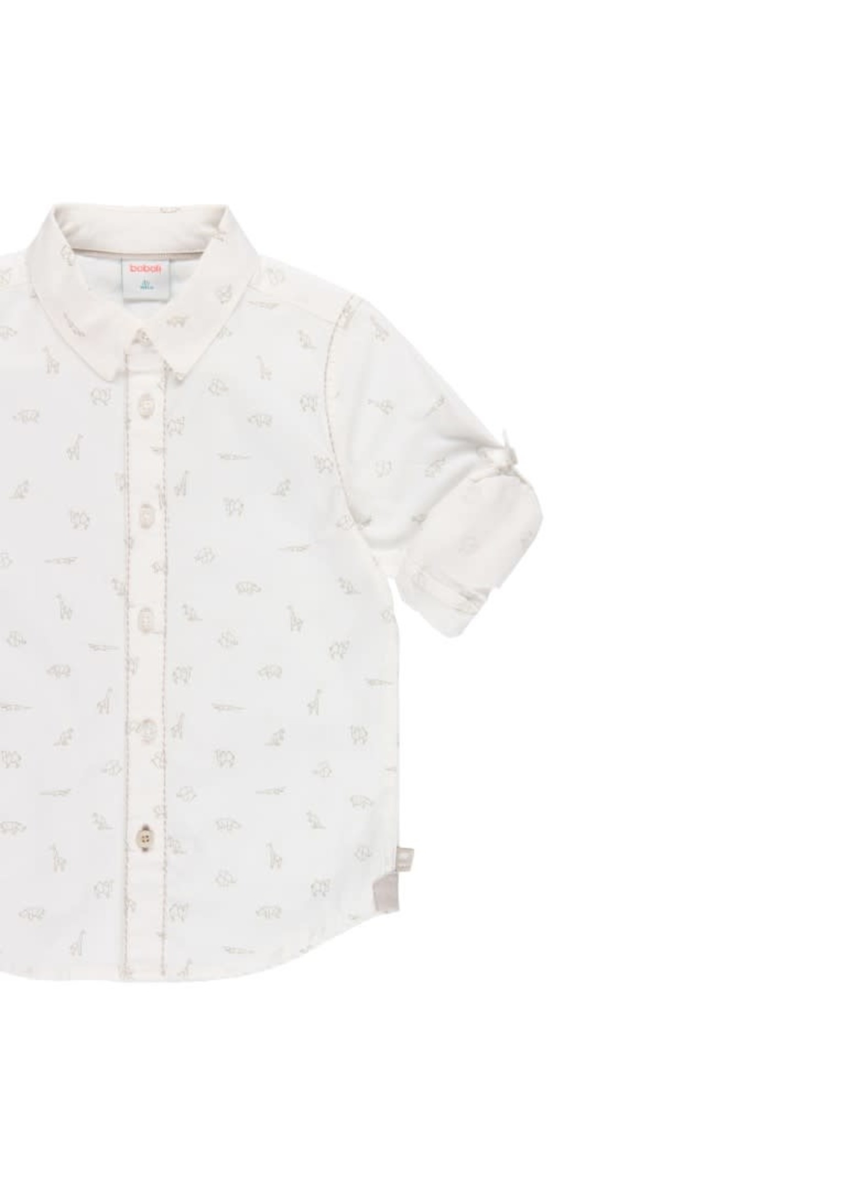 Boboli Poplin shirt "animals" for boy print 734116