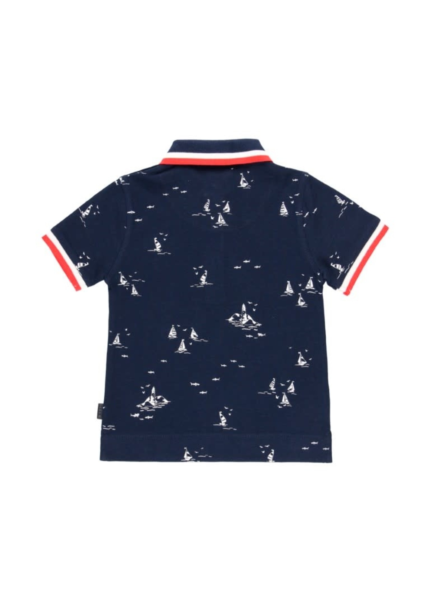 Boboli Pique polo "boats" for boy print 734240