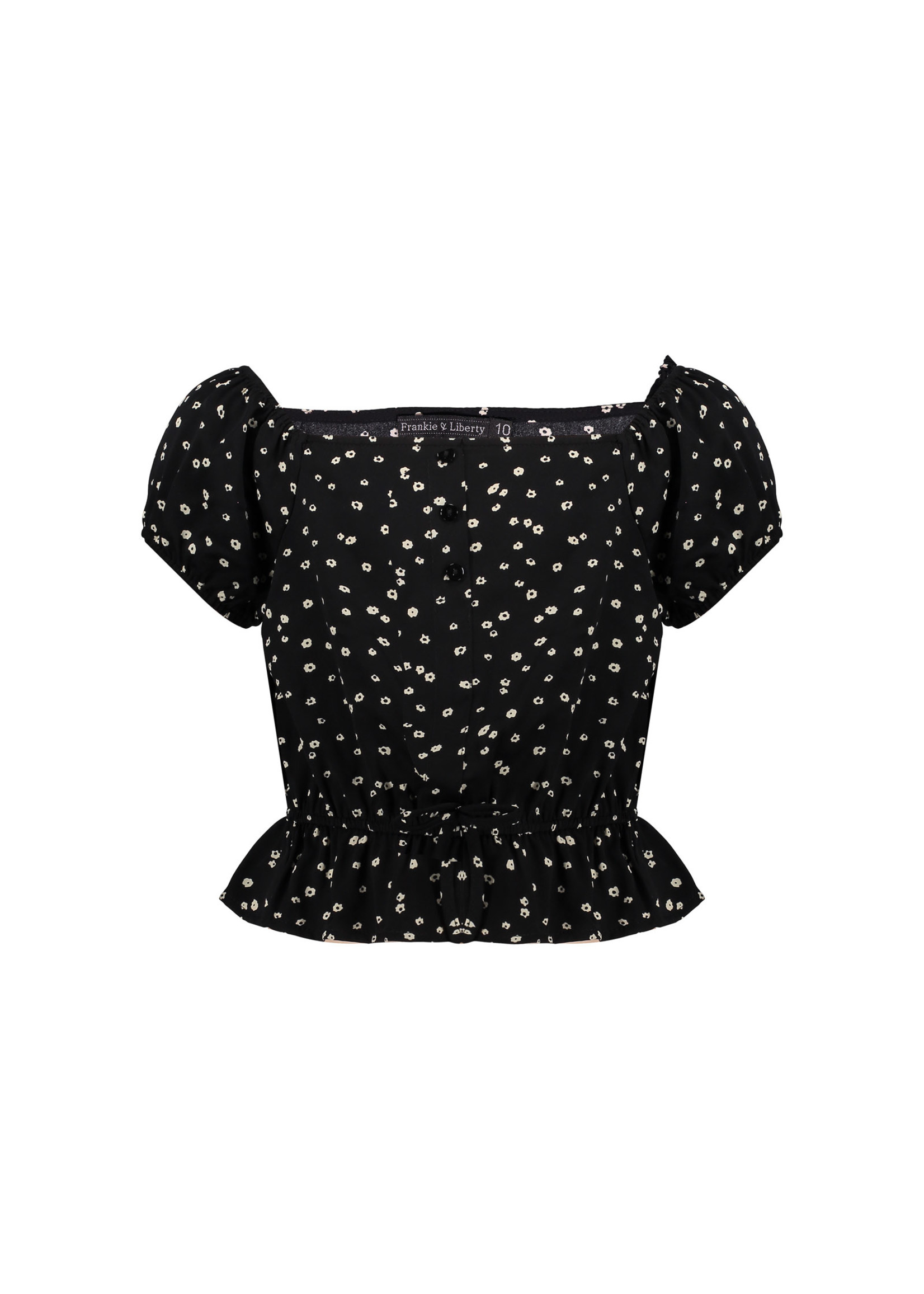 Frankie&Liberty Frankie&Liberty Chrissie Top BLACK FLOWER PRINT-FL22120