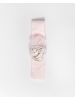 Deolinda Haarband roze me bloem en tuille