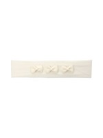 Siena haarband baby off white met satijnen strikjess