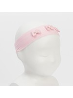 Siena haarband baby roze met satijnen strikjess