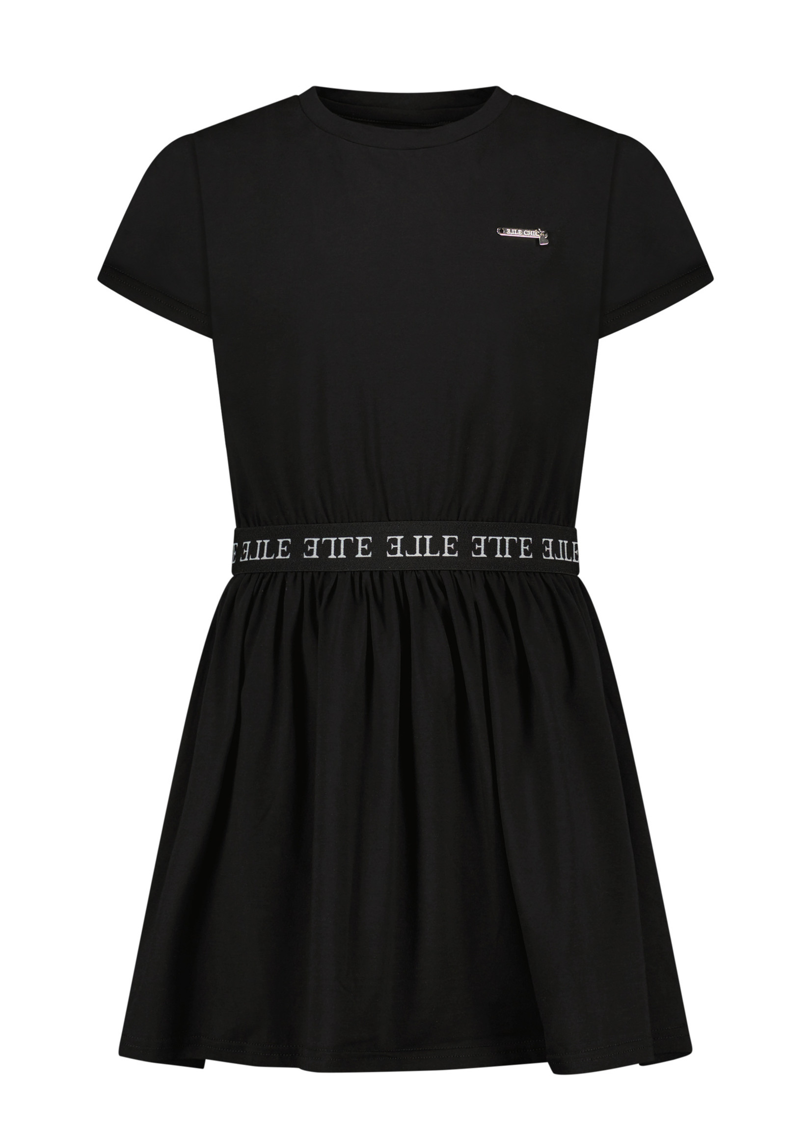 Le Chic Le Chic SIA logo elastic waist dress H202-3800 Black